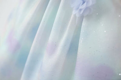 Ombré effect dress with hat