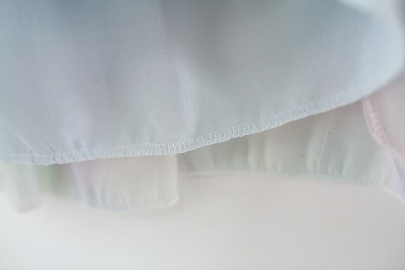 Ombré effect dress with hat