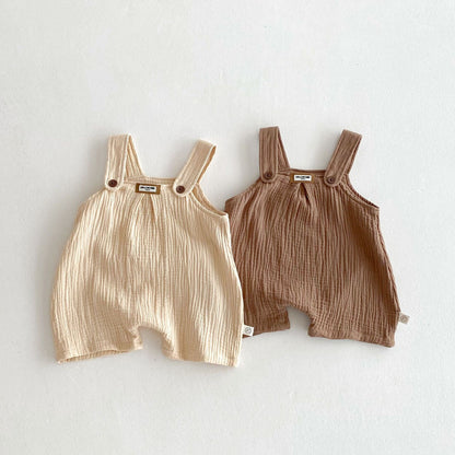 Creased dungaree