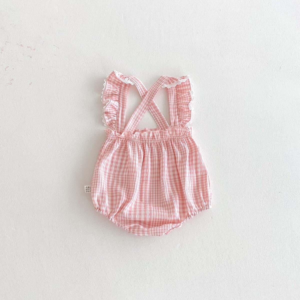 Checkered romper