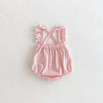 Checkered romper