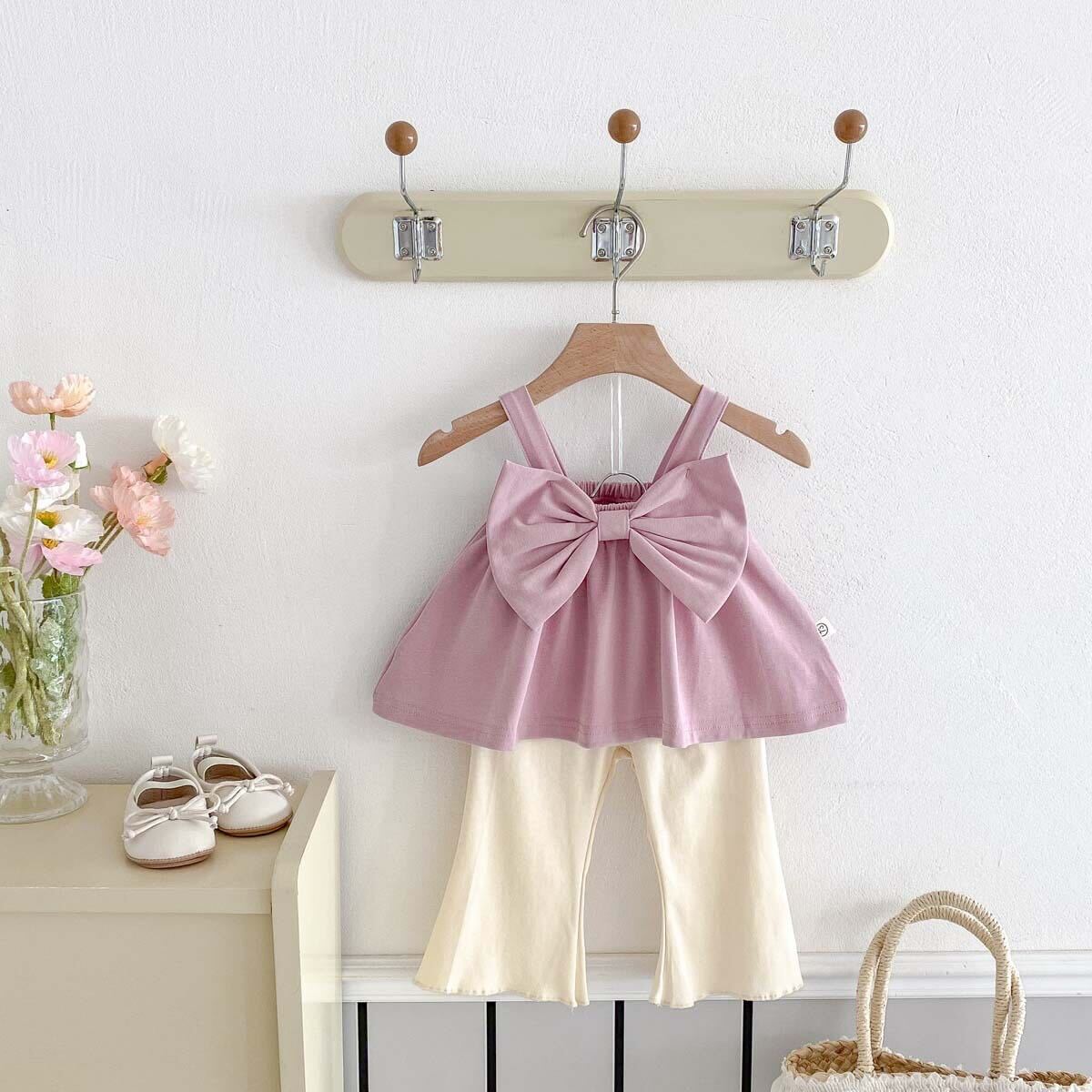 Bow top and palazzo set