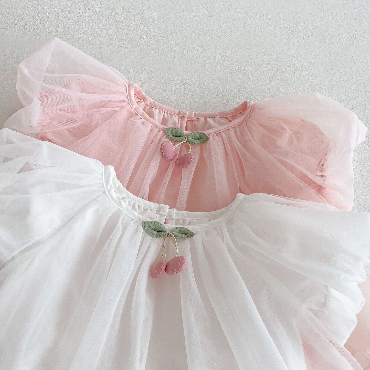 Berry net romper