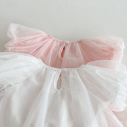 Berry net romper
