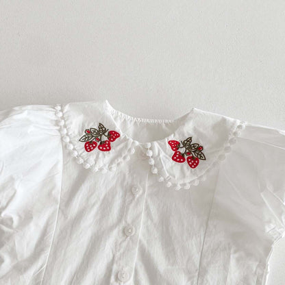 Strawberry romper set