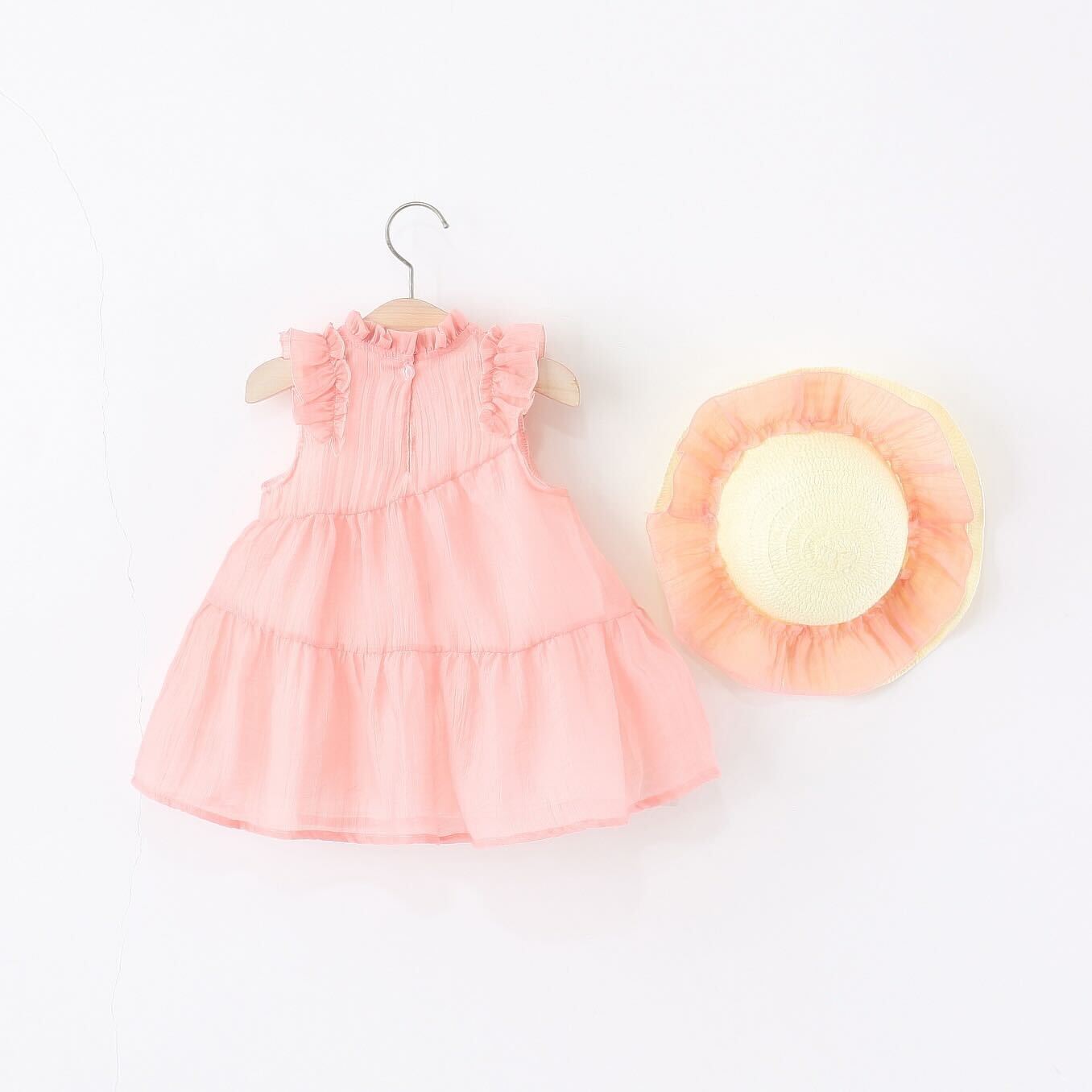 Tulip dress with hat