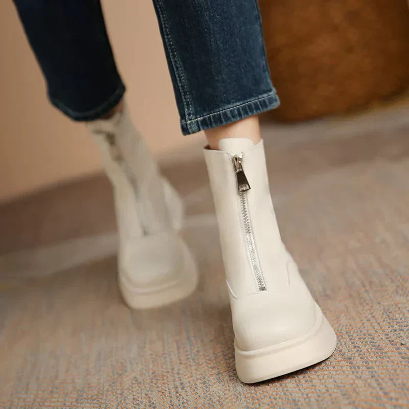 Alice - Stilvolle Winterstiefel aus echtem Fell