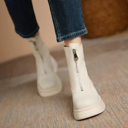 Alice - Stilvolle Winterstiefel aus echtem Fell