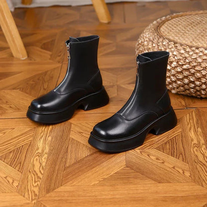 Alice - Stilvolle Winterstiefel aus echtem Fell