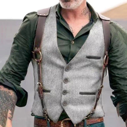 Stylish JAMES Men's Vest for the Modern Gentleman