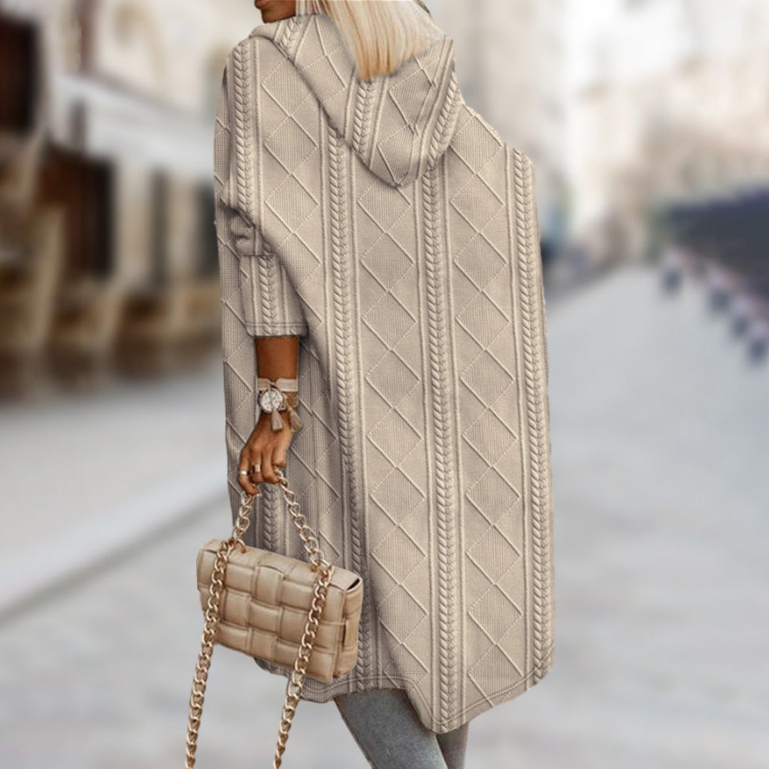 RIBBETE - Stylish jacket with trendy hoodie