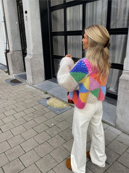 Eliza - Cheerful knitted jumper in beautiful colours