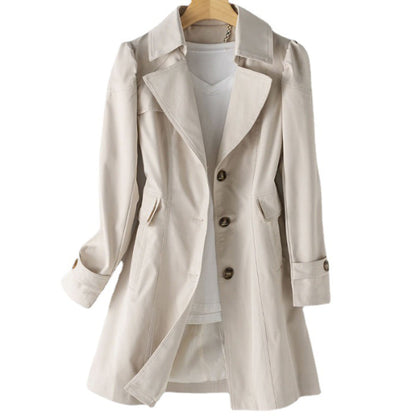 Stylish LUCIBA Long Wind and Rain Jacket for Women