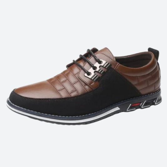 Stylish men's shoes with comfortable orthopaedic soles - Natzu