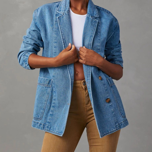 Nessa - Trendy and casual denim jacket for women