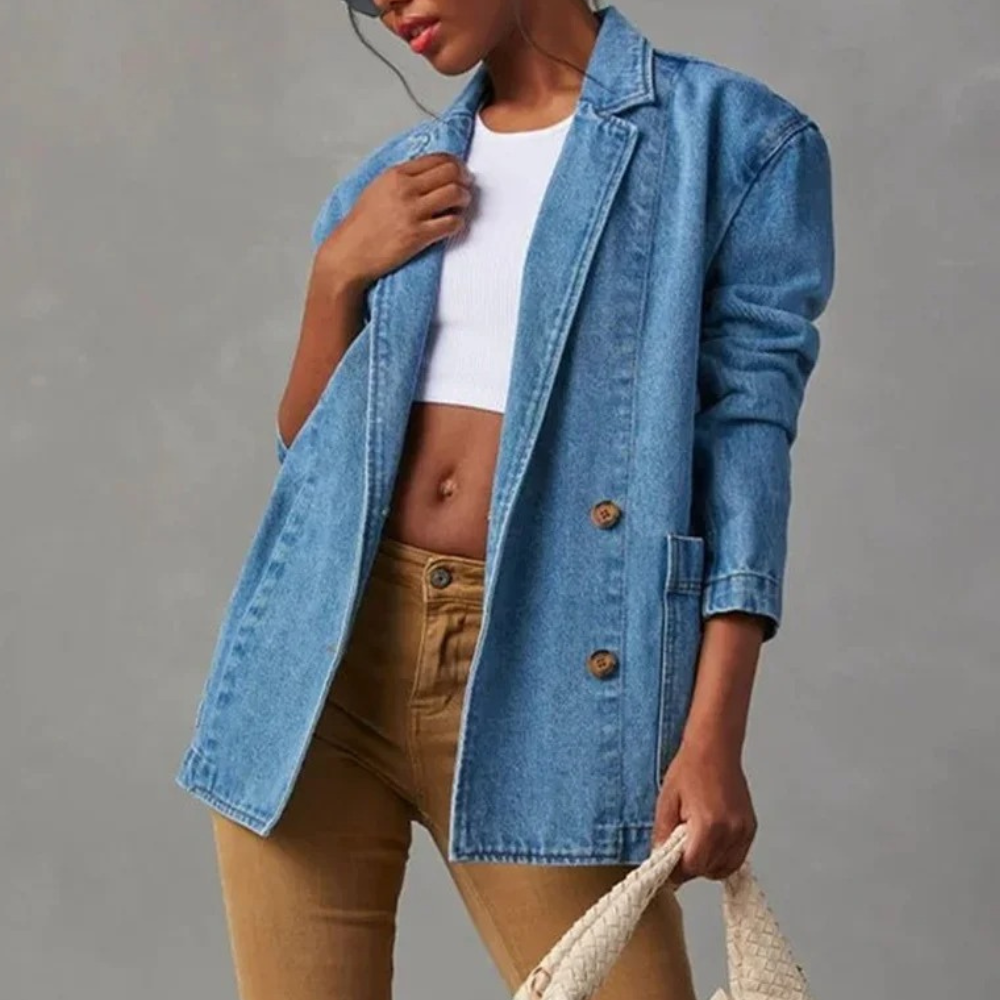 Nessa - Trendy and casual denim jacket for women