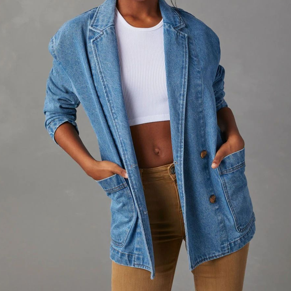 Nessa - Trendy and casual denim jacket for women