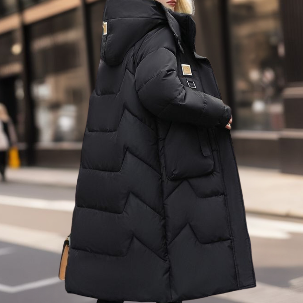HANNIA - Elegant Luxury Winter Coat for Ladies