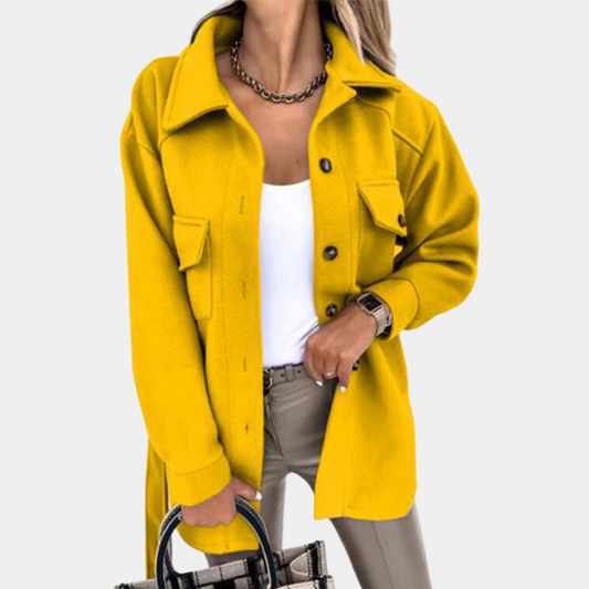 Noami - Elegant and luxurious long women's coat