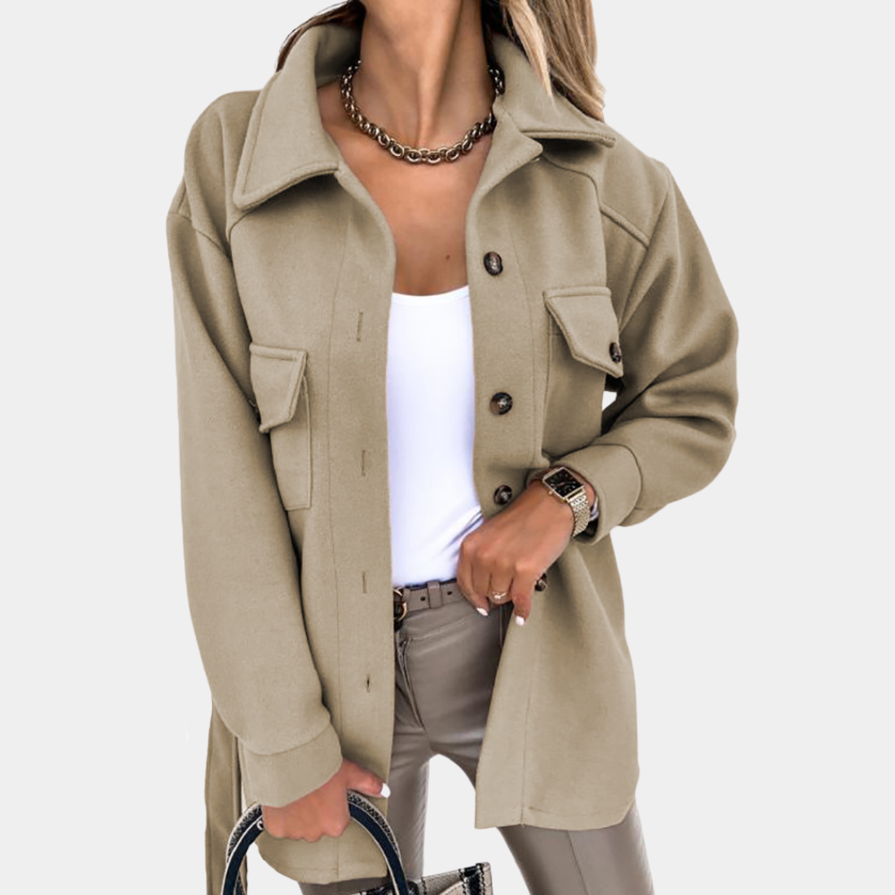Noami - Elegant and luxurious long women's coat