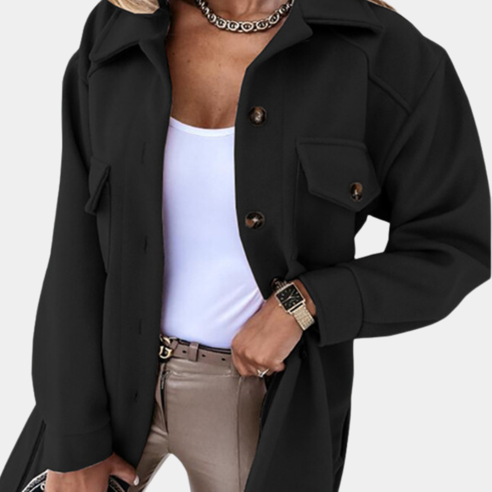 Noami - Elegant and luxurious long women's coat