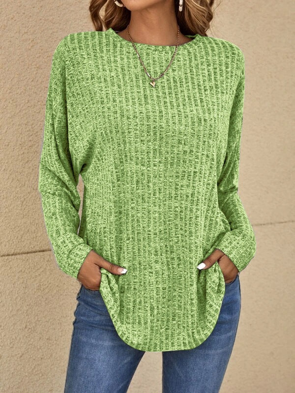 Elegant Long Sleeve Casual Sweater by Elizabeth