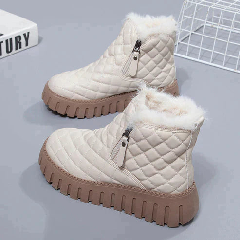 Almira - Luxury cashmere winter boots for women