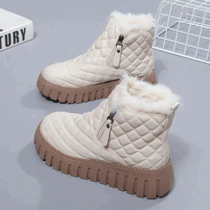 Almira - Luxury cashmere winter boots for women