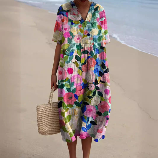 Emma™ - Floral Pattern Dress