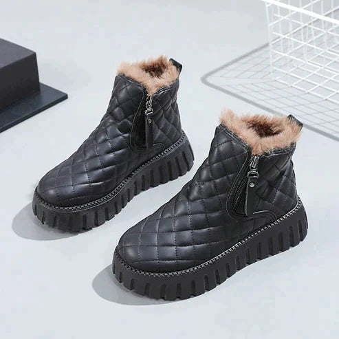 Almira - Luxury cashmere winter boots for women