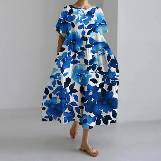 Sophie™ - Comfortable Floral Cotton Dress