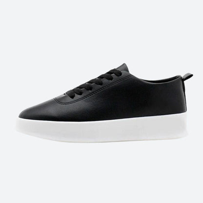 Stylish vegan leather trainers - Pran
