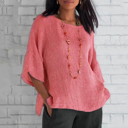 ANTOINETTE - Stylish Linen Casual Top