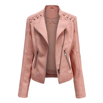 MARIE - Elegant leather jacket for a trendy look
