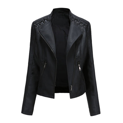 MARIE - Elegant leather jacket for a trendy look