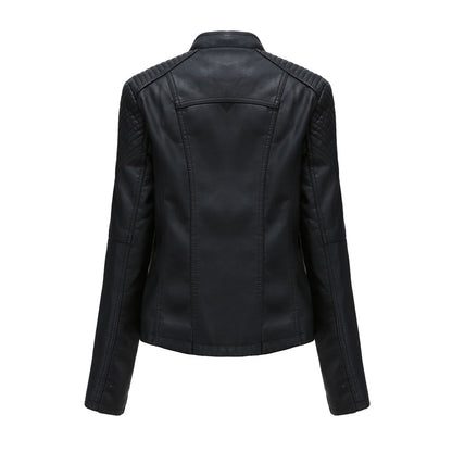MARIE - Elegant leather jacket for a trendy look