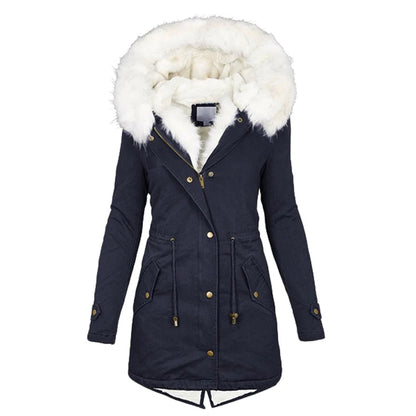 Louise - Elegant long winter coat for women