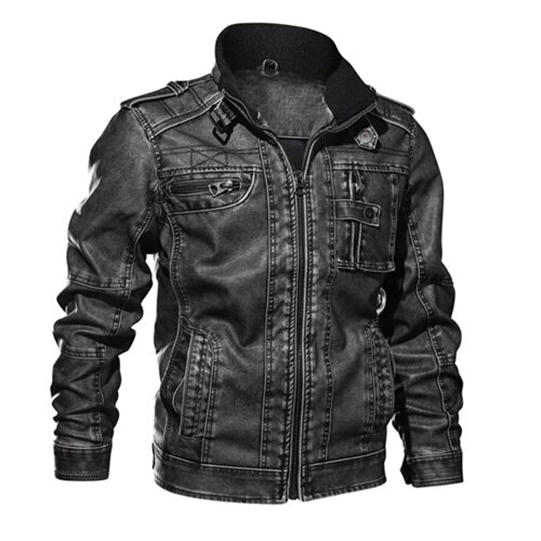 FLOKI - Trendy Leather Jacket for a Stylish Look