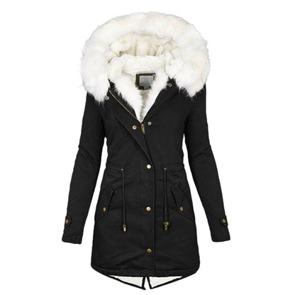 Louise - Elegant long winter coat for women