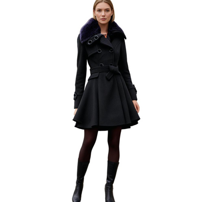 Eliza - Stylish and luxurious long winter coat for women