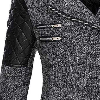 Riley - Women's long winter coat with trendy hood