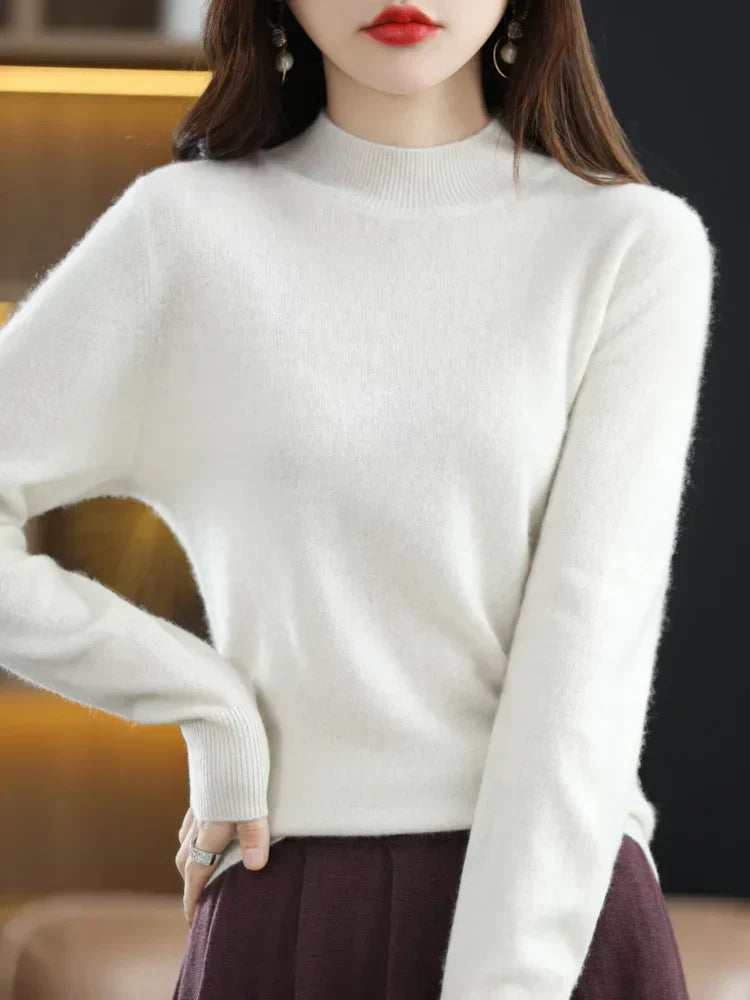 Viviane - 100% Merino Wool Women's Sweater for Ultimate Comfort