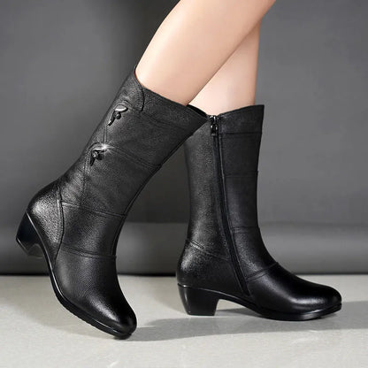 Beryl - Trendy Mid Boots for Every Occasion