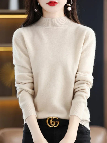 Viviane - 100% Merino Wool Women's Sweater for Ultimate Comfort