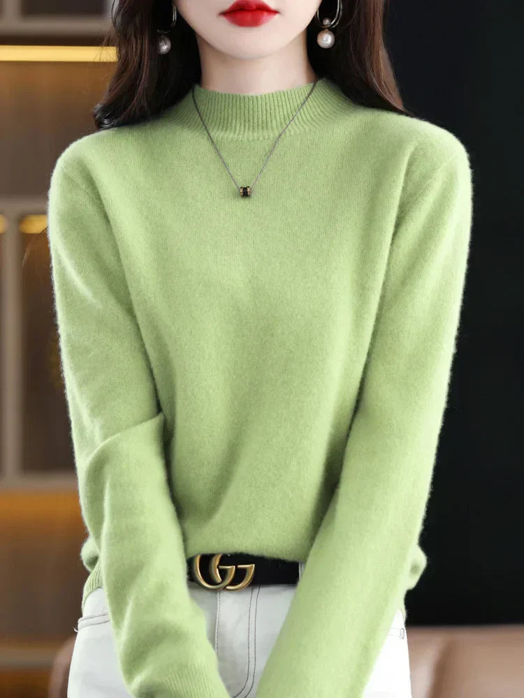 Viviane - 100% Merino Wool Women's Sweater for Ultimate Comfort