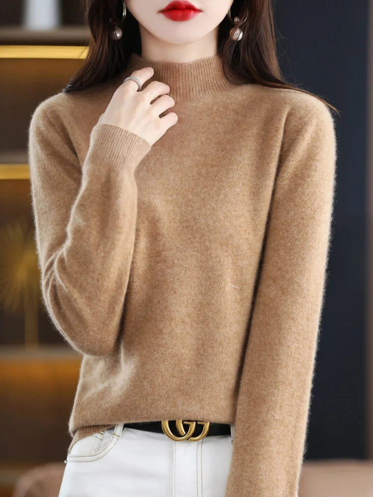 Viviane - 100% Merino Wool Women's Sweater for Ultimate Comfort