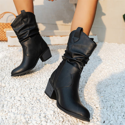 Millie - Stylish PU leather boots for women