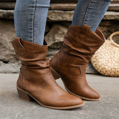 Millie - Stylish PU leather boots for women