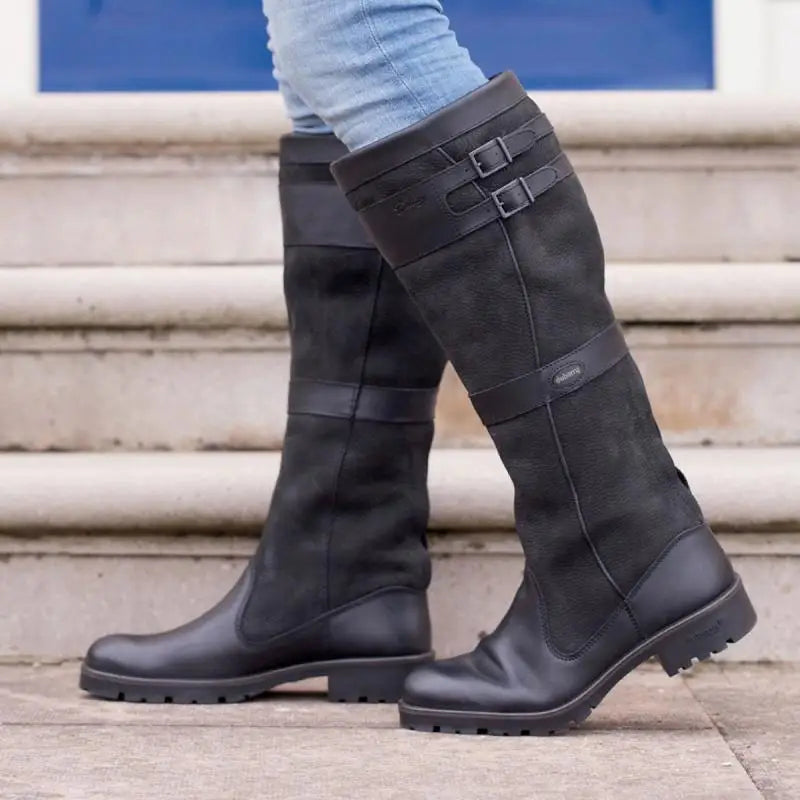 Bridget - Vintage-inspired leather boots