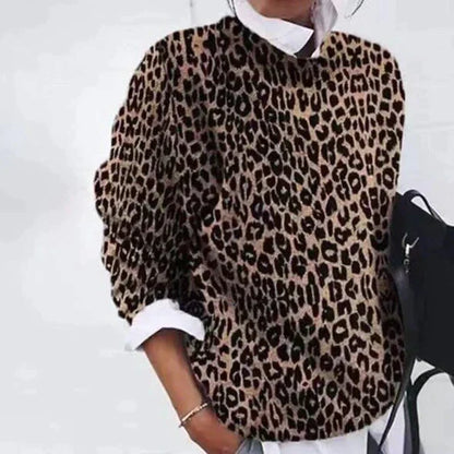 Olive - Gorgeous jumper with eye-catching print
